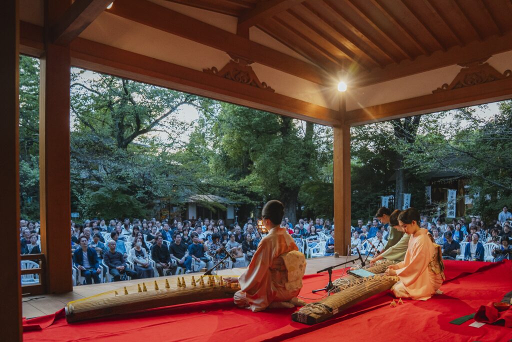 『千夜賀風薪能』風は香り、焔は祈り ― 阿佐ヶ谷神明宮